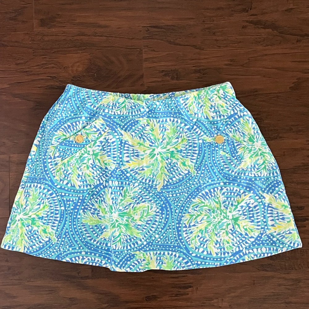Lilly Pulitzer Madison Skort in Bennet Blue Tropic Like it’s Hot size Small